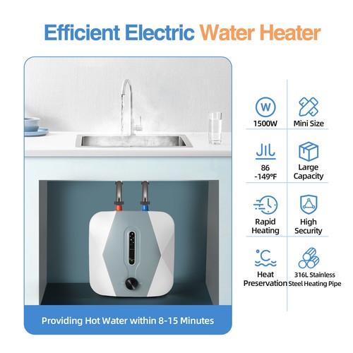 Electric mini tank hot - 8l,